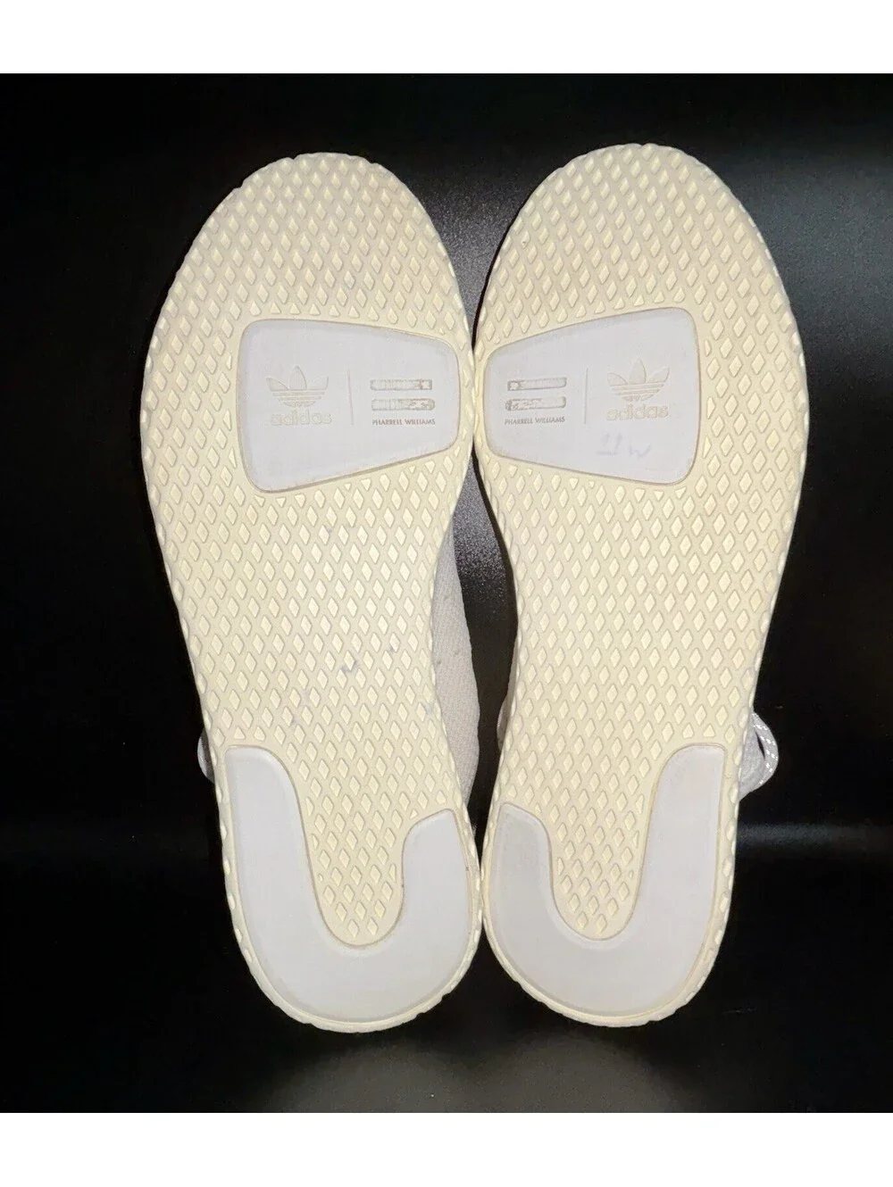 Adidas Pharrell Williams Tennis Hu Holi Cream White DA9613 Size 10 Limited